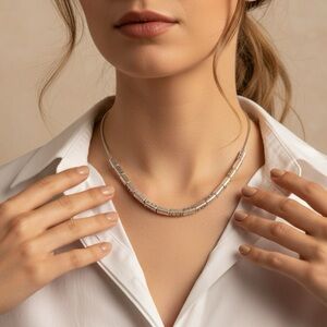 Brighton Cross Bar Link Necklace